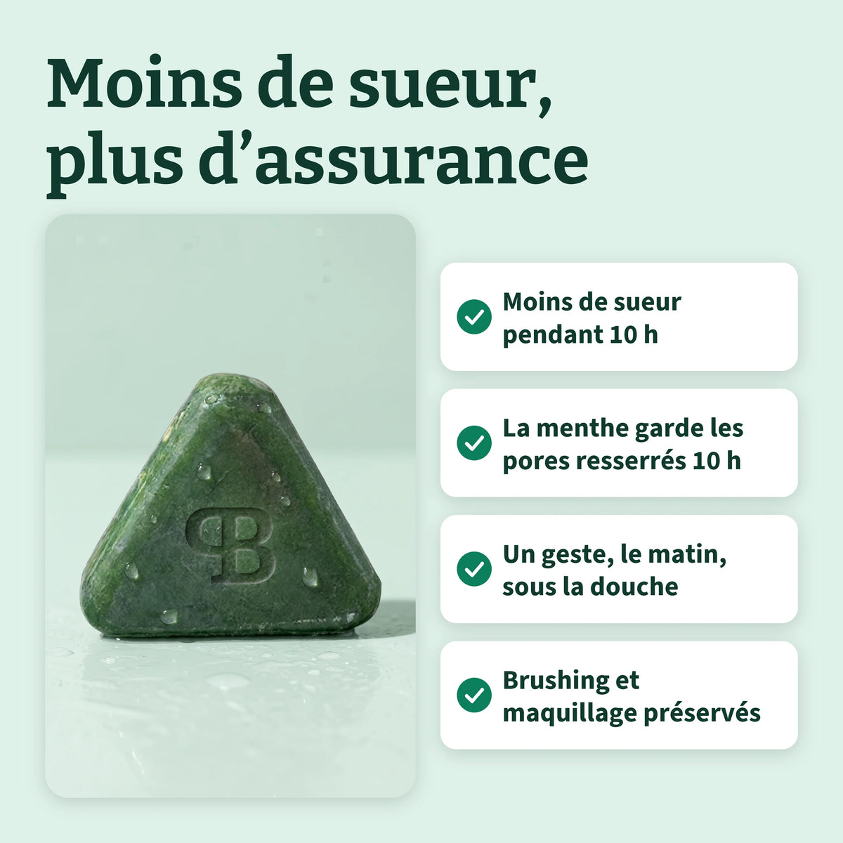 Moins de sueur, plus d'assurance : les bénéfices du savon Fraîche Heure