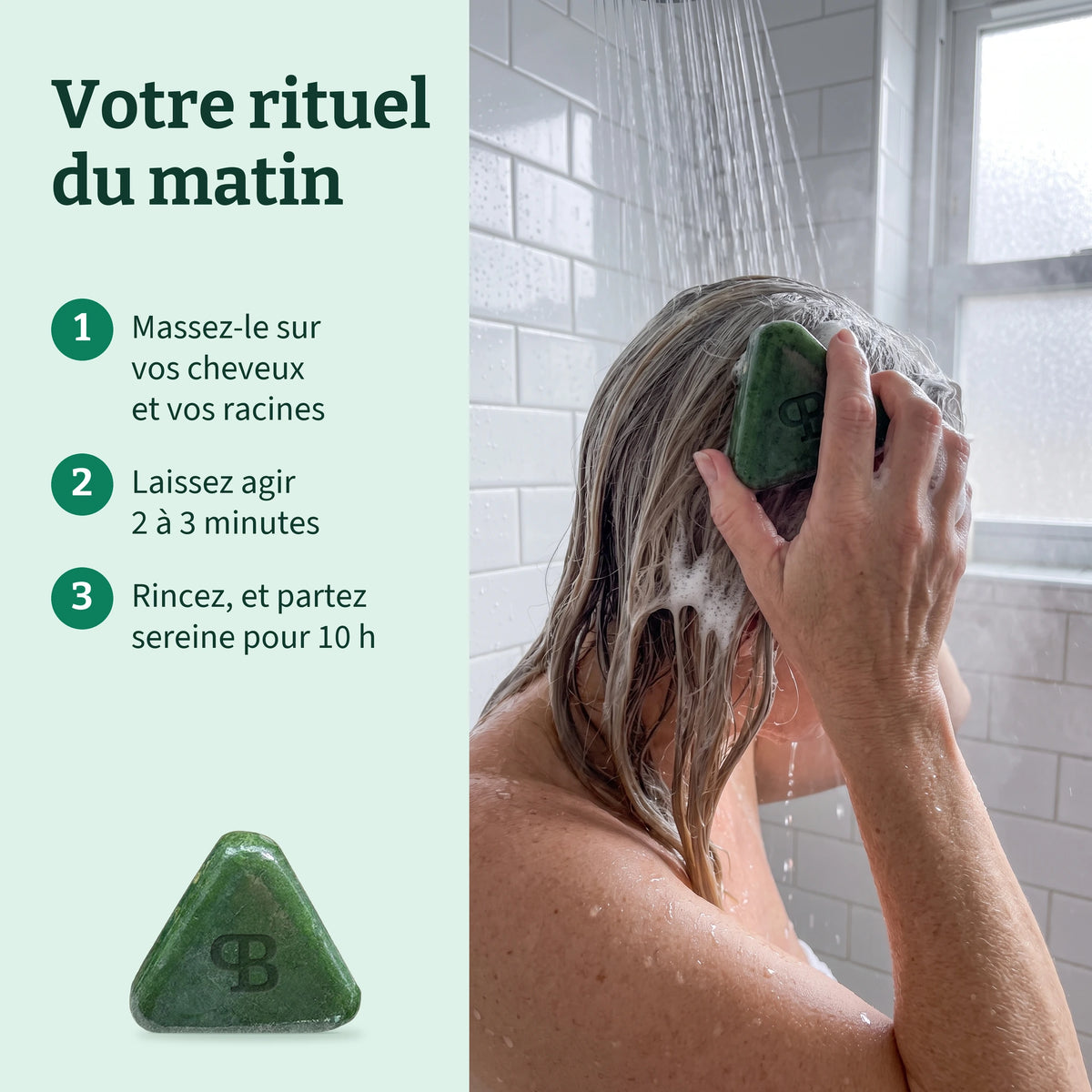 Votre rituel du matin, en 3 gestes